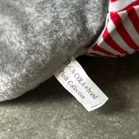 Vintage 1993 Coca Cola Elephant Plush Stuffed Animal Toy 8" - Picture 6 of 6